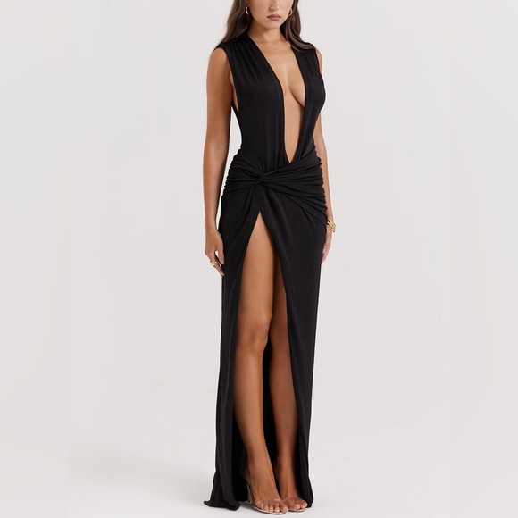 House of CB Larelle plunge dress - Picture 6 of 6